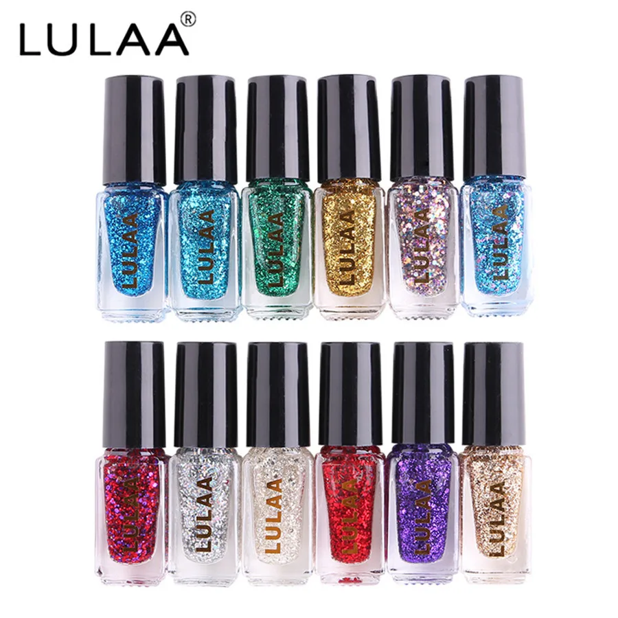 Lulaa Новые блеск Лаки для ногтей длительный Гели Польский DIY Дизайн гель лак