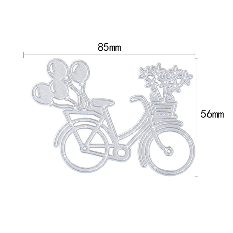 Симпатичный велосипед DIY трафареты для резки металла скрапбукинга бумаги