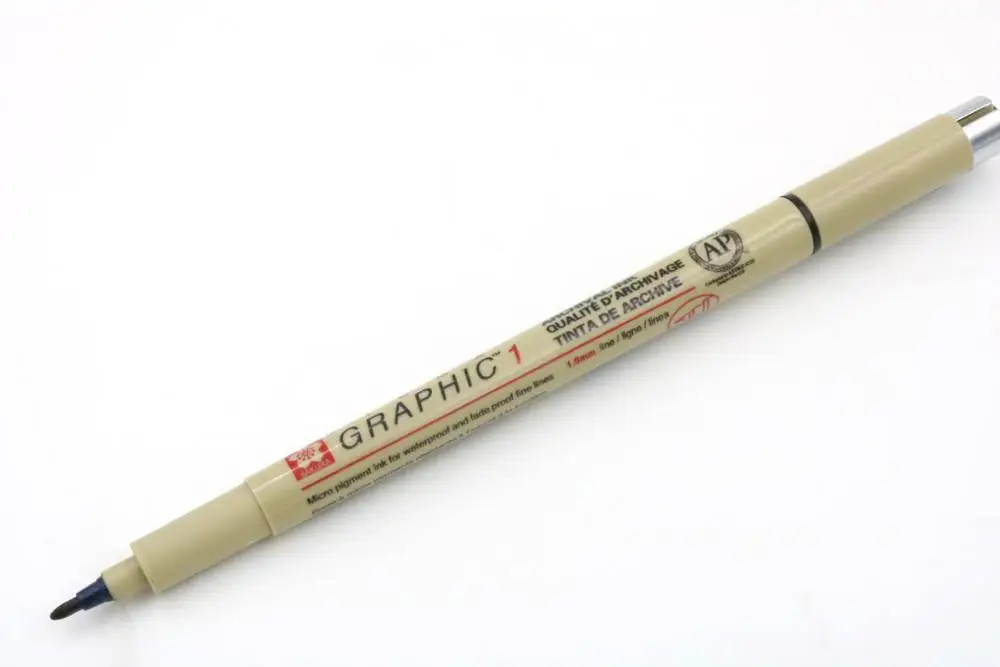 GR1 Пигмент Sakura Micron Neelde каллиграфия мягкая кисть для рисования 005 01 02 03 04 05 08 кисть 1,0 гр 1 2 3 тонкие Маркеры Ручка - Цвет: GR1