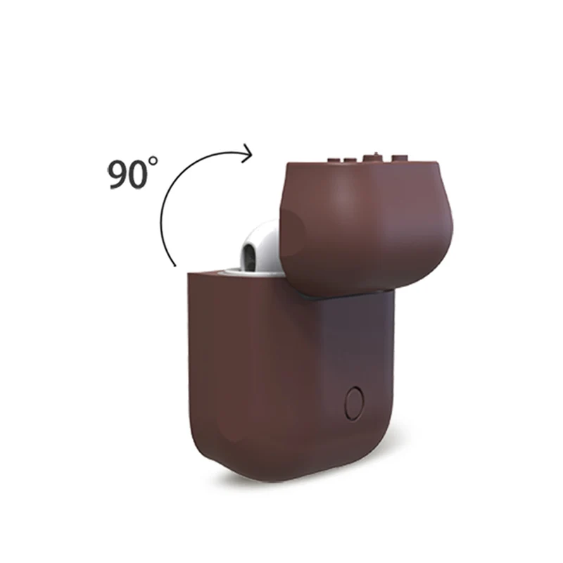 Ретро телевизионные наушники Защитный чехол силиконовый ударопрочный для AirPods @