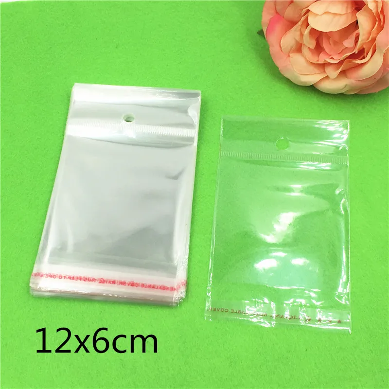 12x6cm opp Новинка,, 24 шт., красочное цветочное колье, Ювелирная упаковка, цепочка для карт и подвесные карты, аксессуары, дисплеи, Упаковочная бирка 7*5 см - Цвет: 12x6cm opp