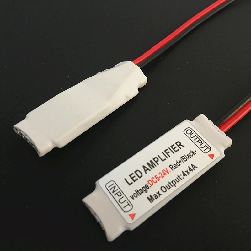 Ультратонкий Портативный ретранслятор для светодиодной ленты SMD 5050 RGBW DC 5-24 В Mini