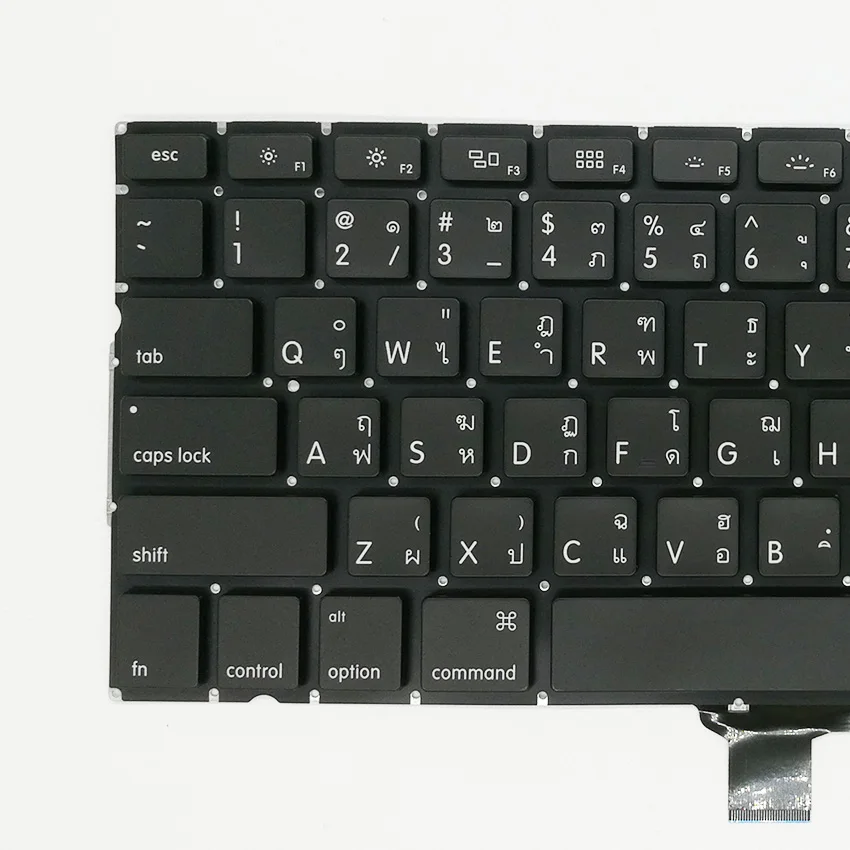 Новая тайская клавиатура A1278 для MacBook Pro 13 3 таиландский стандарт 2009 2010 2011 2012