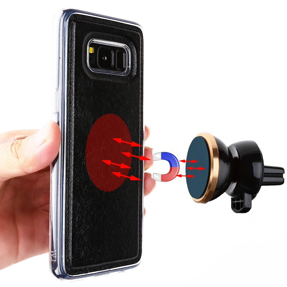 Роскошный кожаный чехол с откидывающейся крышкой для Samsung Galaxy S8 S8 плюс S7 edge Note 8 автомобильный чехол для телефона Магнитная задняя крышка чехол со слотами для карт Обложка кошелька