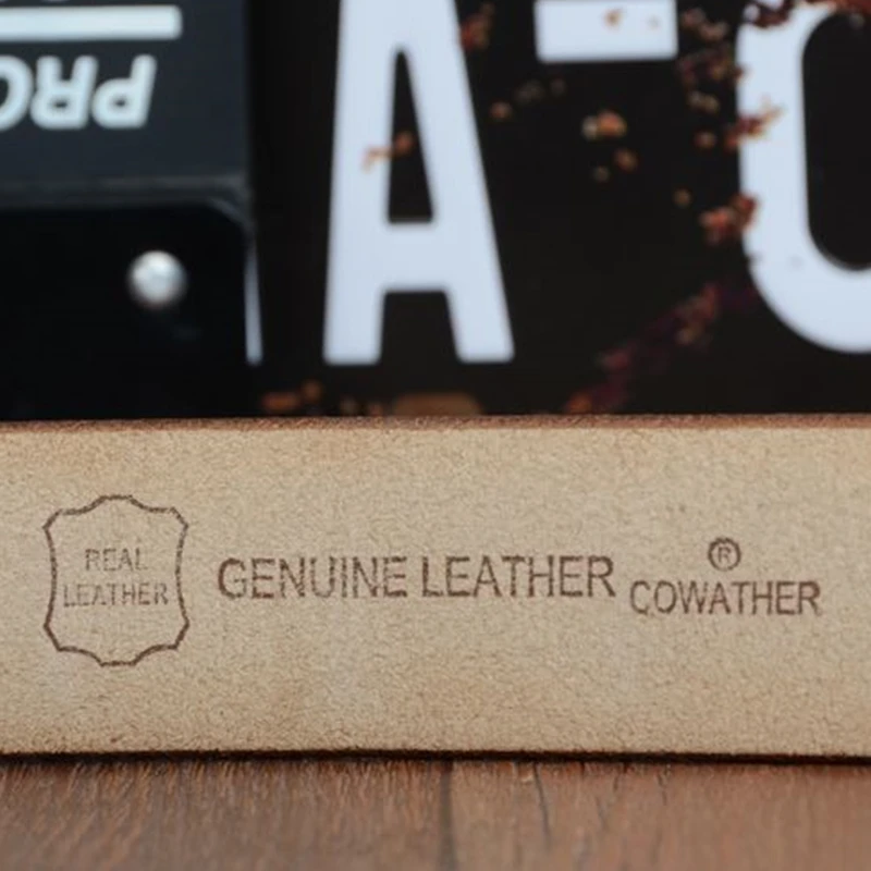 COWATHER Хорошее качество корова натуральная кожа мужские пояса для мужчин сплава