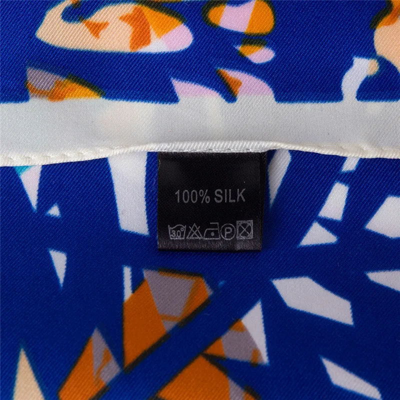 POBING Fashion Women Scarf Indian Leaves Hijab Silk Satin Shawl Scarfs Foulard Square Head Scarves Office Lady Wraps 60*60CM |