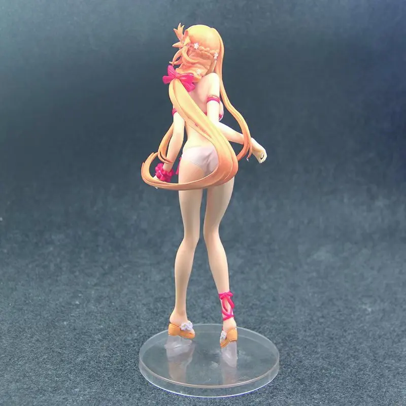 Sword Art Online Action Figure Anime Model Yuuki Asuna Swimsuit 1/7 Scales Dolls Decoration Collection Figurine Toys Gifts 21cm | Игрушки и