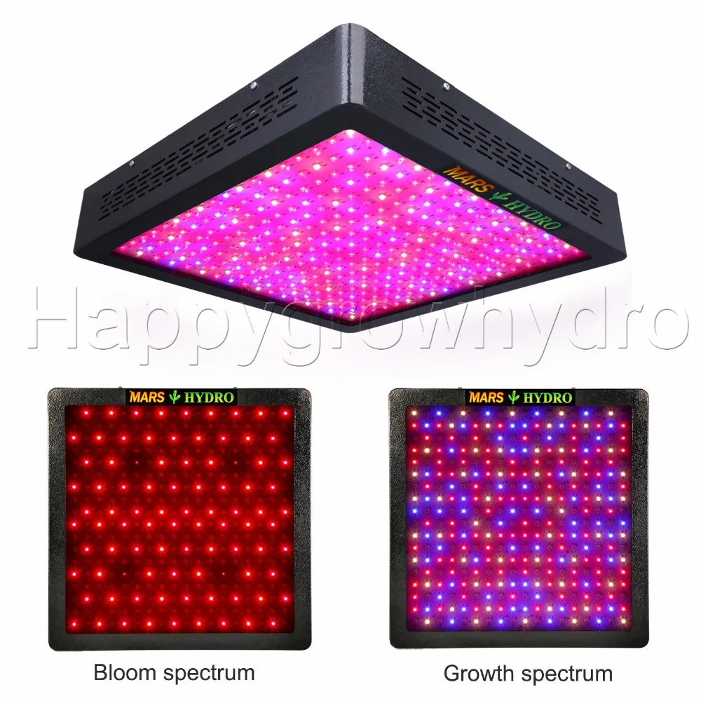 Mars Hydro 3PCS MarsII 1600w LED Full Spectrum Grow Light for Indoor Hydroponics Box | Growing Lamps