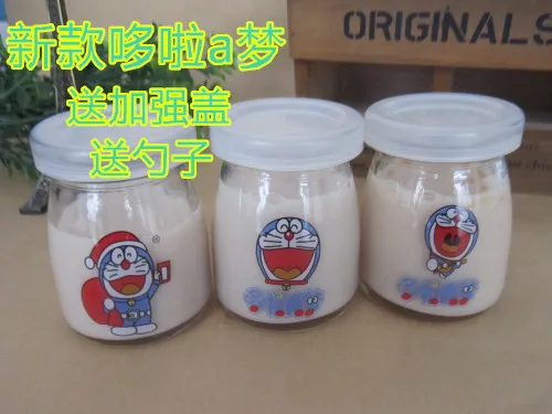 Doraemon мечта 100 мл 150 200 бутылки стекло пудинг йогурта diy |