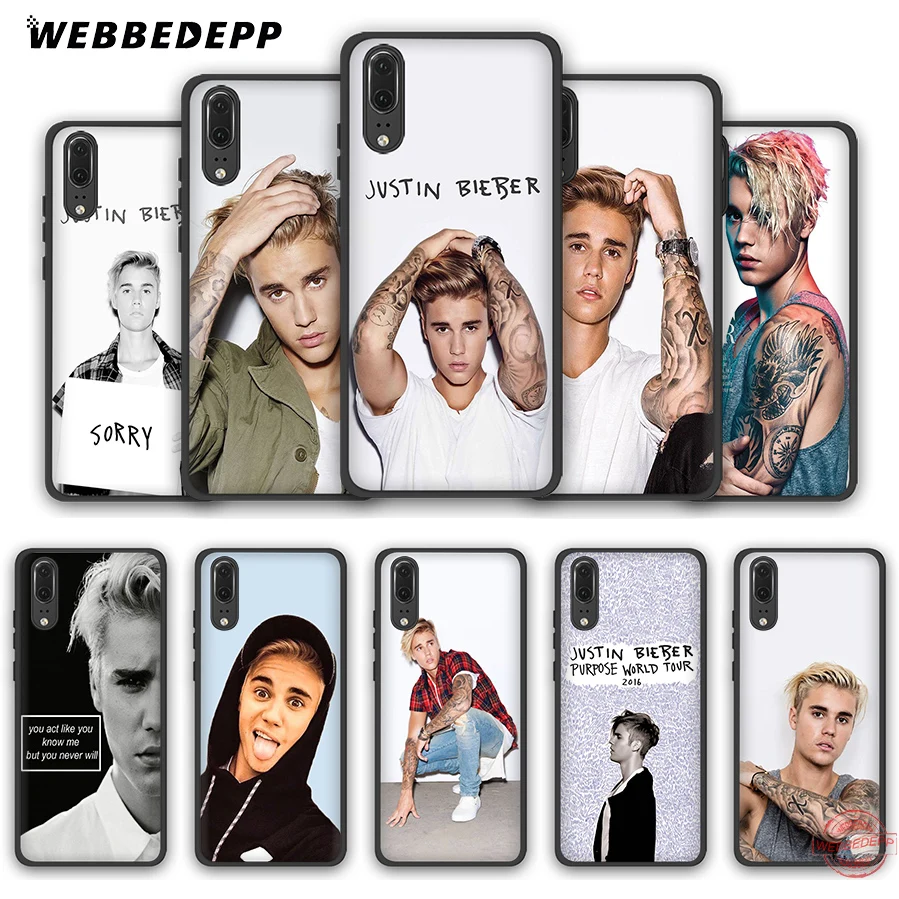 WEBBEDEPP Джастин Бибер мягкий чехол для Huawei P8 P9 P10 P20 P30 Lite Pro 2017 2018 2019 | Мобильные