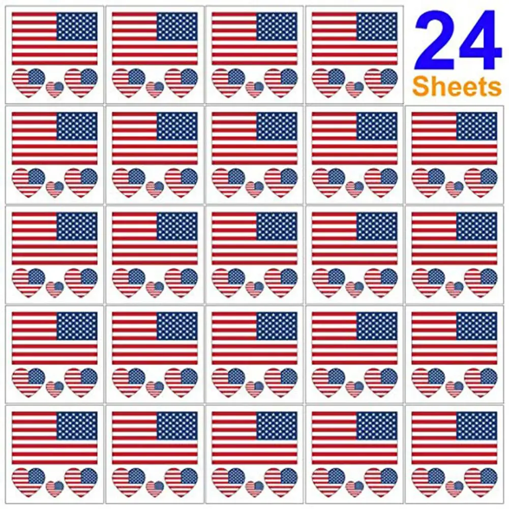 Американские татуировки наклейки с флагами боди арта Татуировка аппликация