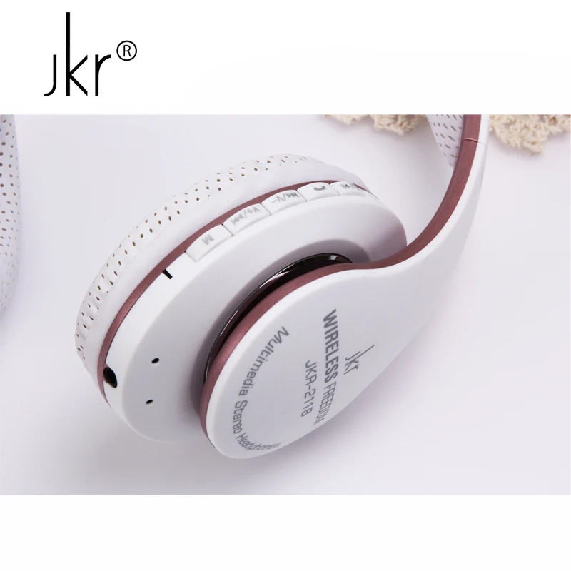 JKR стерео ушной беспроводной Blutooth наушники Bluetooth для телефона большие головной