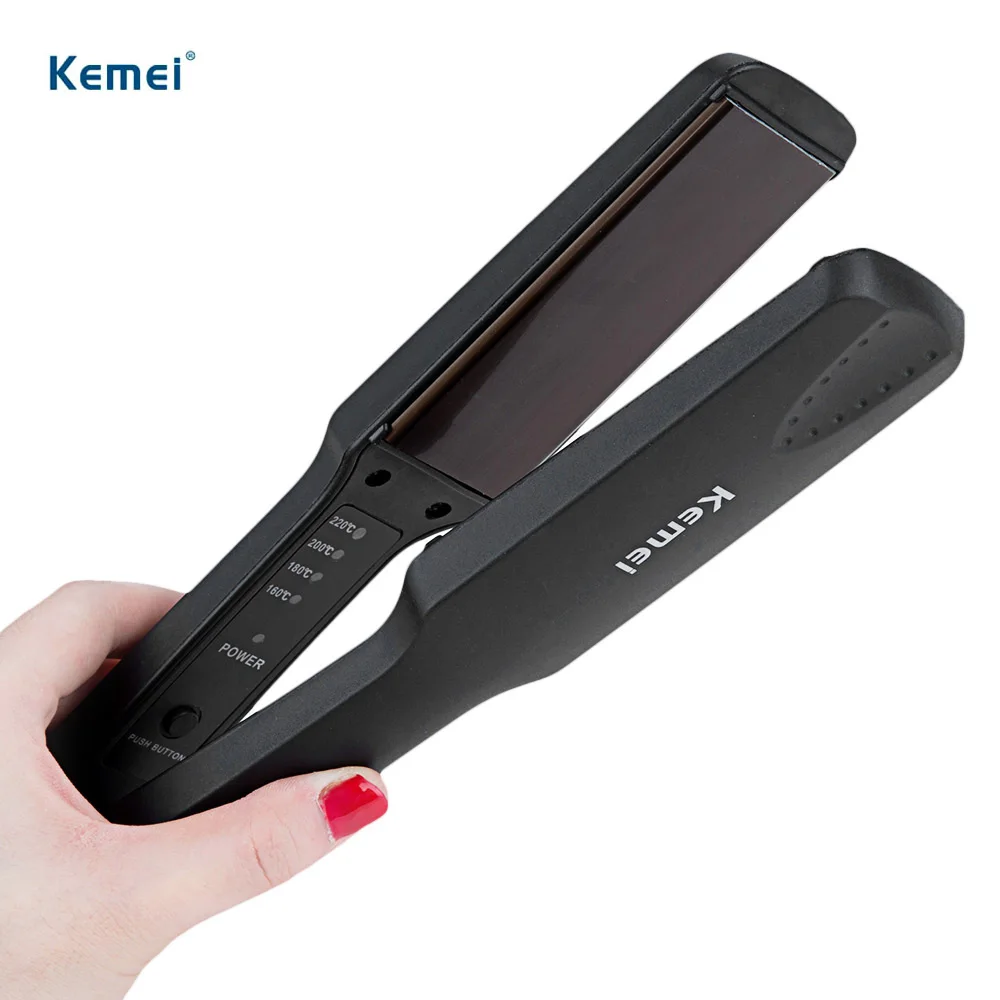 KEMEI KM 329 Профессиональный турмалиновый керамический нагревательный выпрямитель