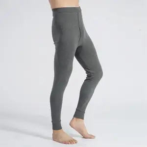 Мужские зимние хлопковые длинные штаны с высокой эластичной талией, теплые штаны, тонкие хлопковые и облегающие брюки, леггинсы, брюки