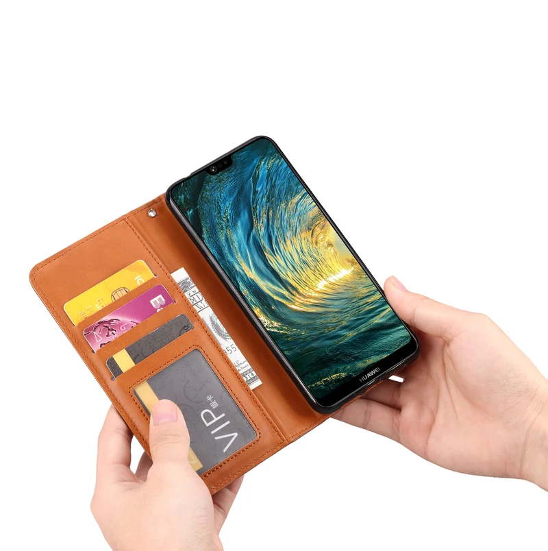 Новый роскошный винтажный замшевый кожаный флип-чехол для Huawei P30/P30 Pro