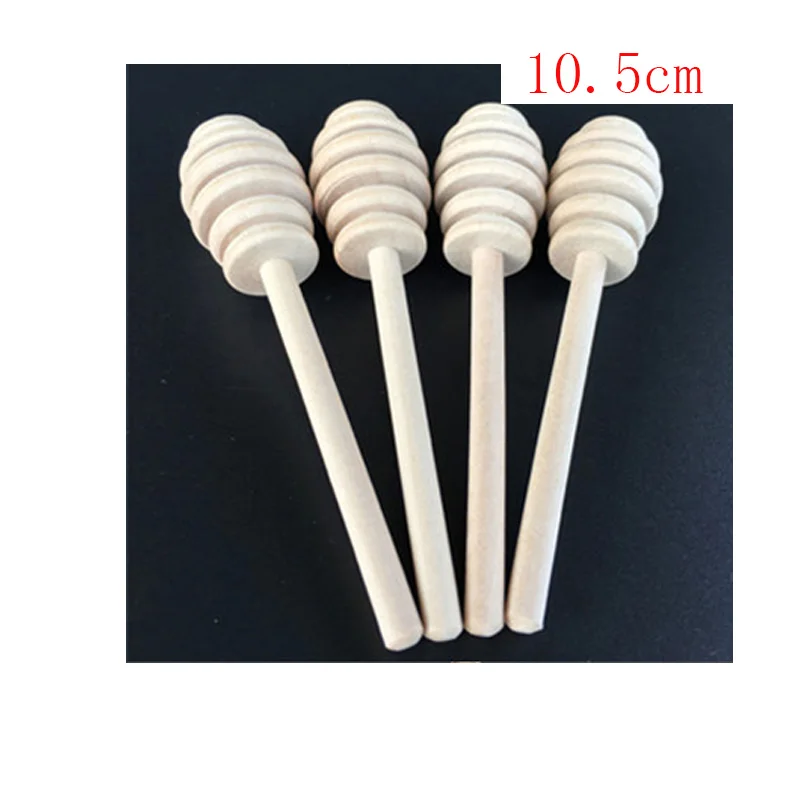 10.5cm 100 шт./лот, 8 см, 10 см, 15 см, мини деревянная палочка для меда, вечерние палочки для меда, кофе, молока, ковш, высокое качество - Цвет: 10.5cm