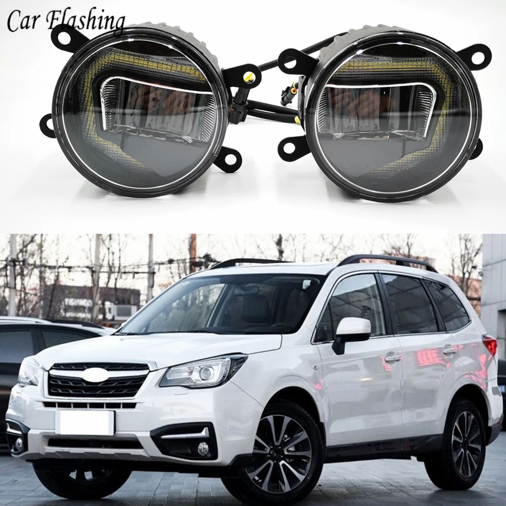 3 в 1 функции авто светодиодный DRL Дневной светильник автомобиля проектор