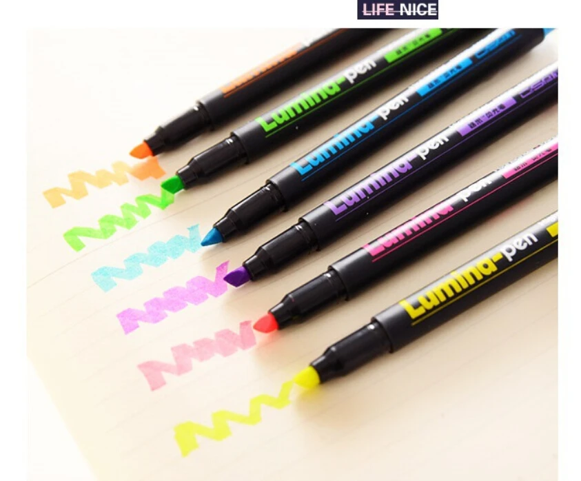 6 цветов/комплект маркер хорошего качества для факсимильной бумаги ручка