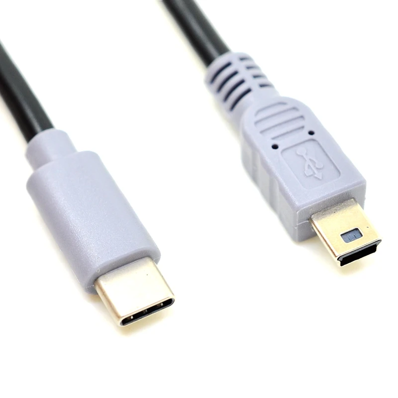 USB 3 1 хост OTG Тип C мужчина к mini usb B Мужской Кабель адаптер для мобильного жесткий