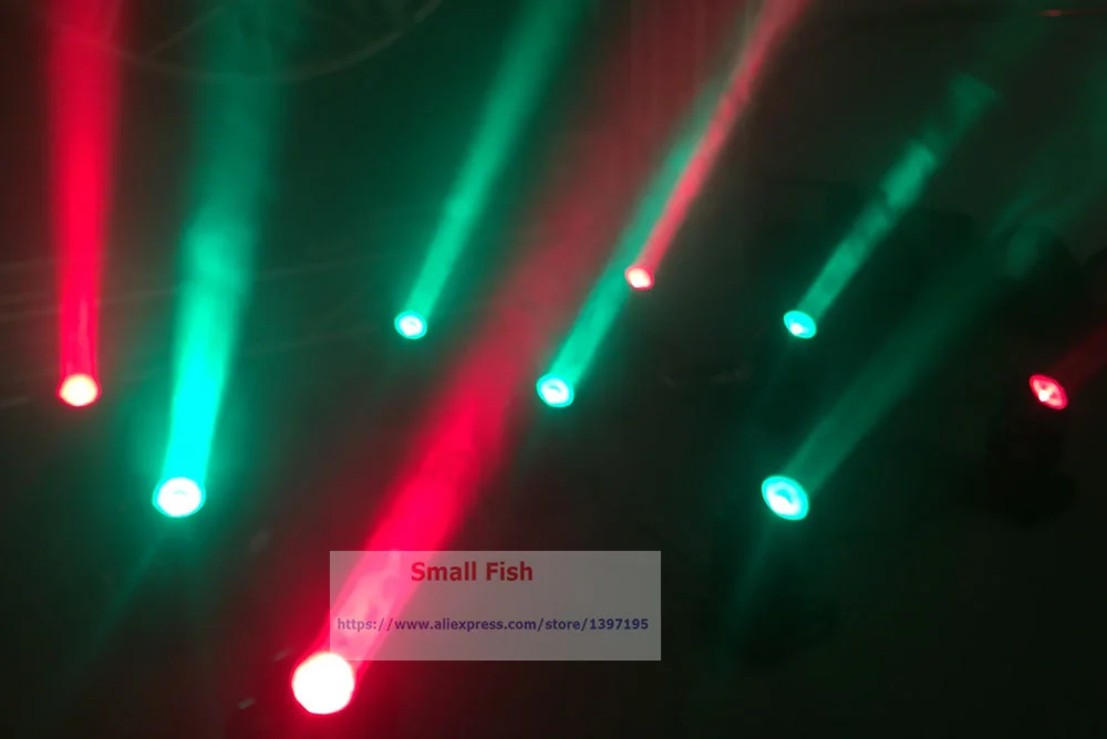 Цена со скидкой 2xlot новейший 60 Вт RGBW 4в1 светодиодный движущийся луч света DMX512 DJ
