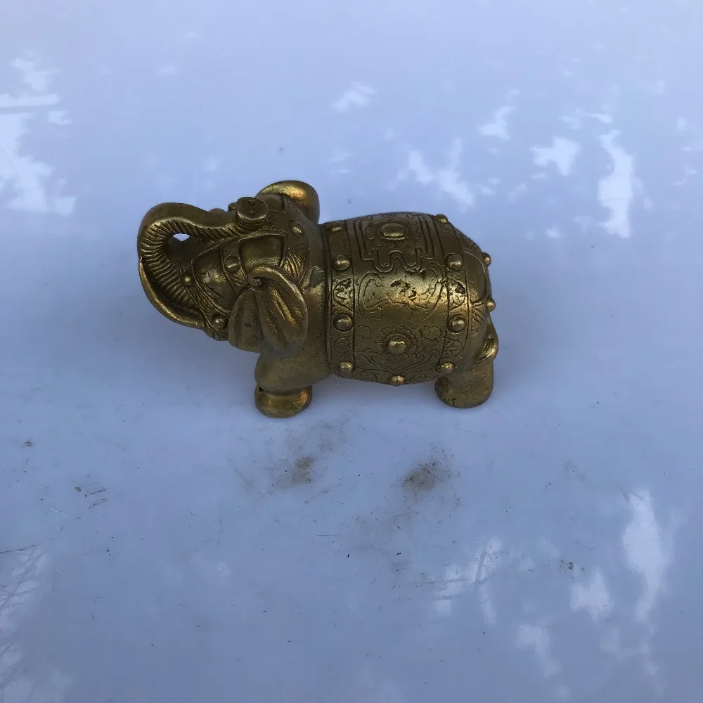 Китайская латунная статуя слона | Дом и сад