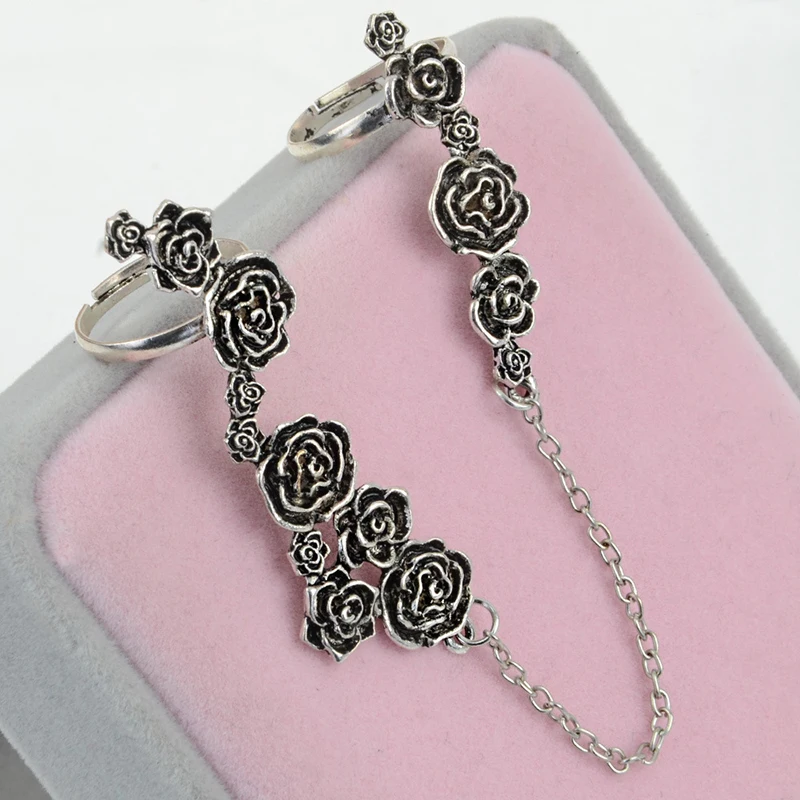 Комплект колец на палец для женщин и девушек винтажное Ювелирное Украшение в