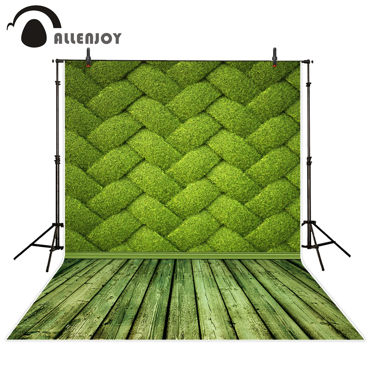 Allenjoy фон для фотосъемки с зеленой травой и текстурой весенний детской фотосессии