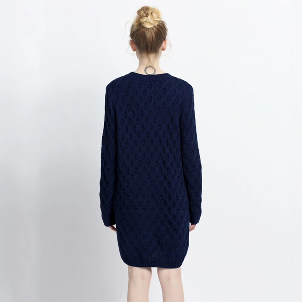 Свитер HDY Haoduoyi Женский вязаный с длинным рукавом|sweater dress|dress fashionfashion dress |
