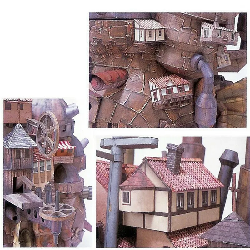 Howl's Moving Castle 3D бумажная модель 50 см высокая версия земли образовательная