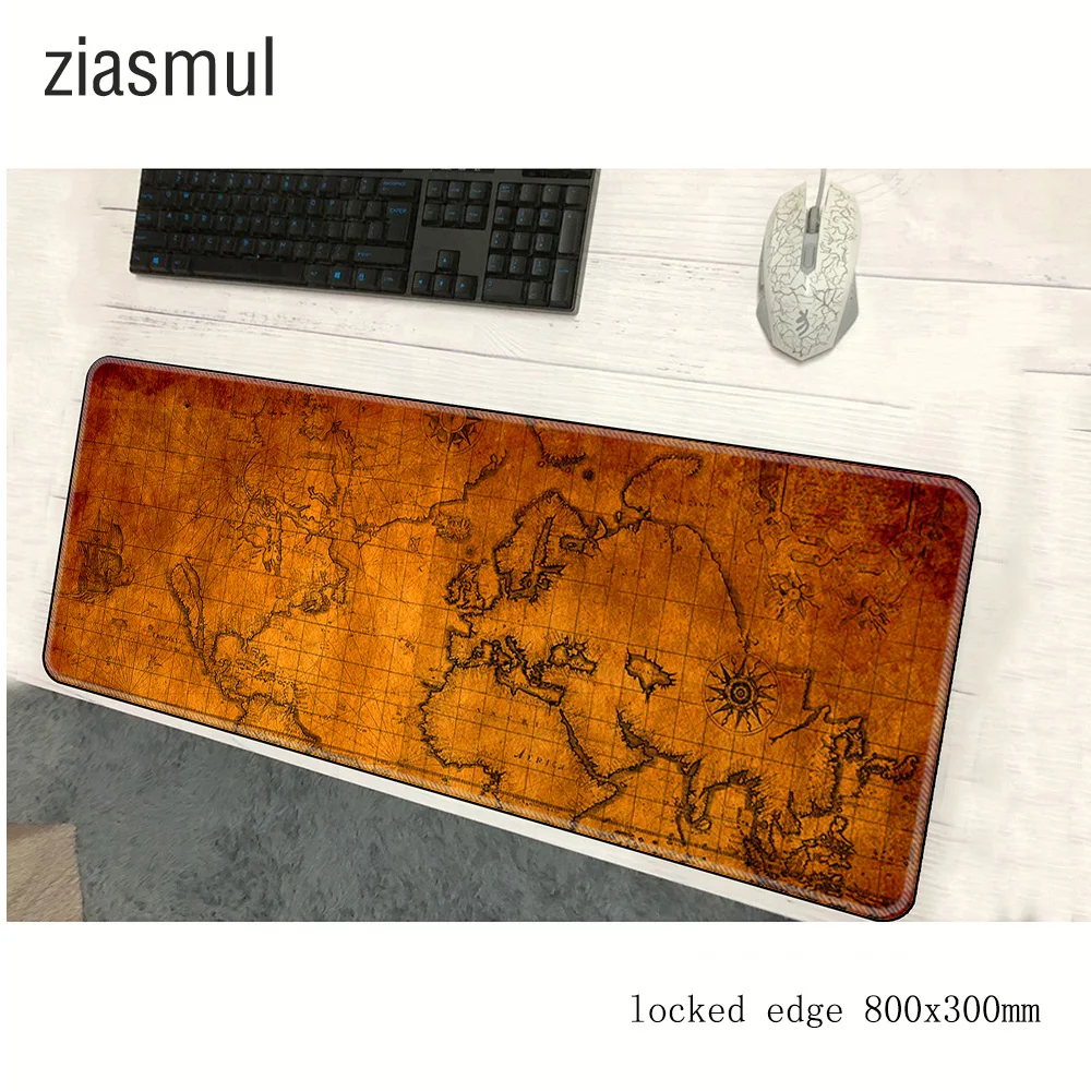Коврик для мыши с картой мира 800x300x2 мм|Коврики мышей| |