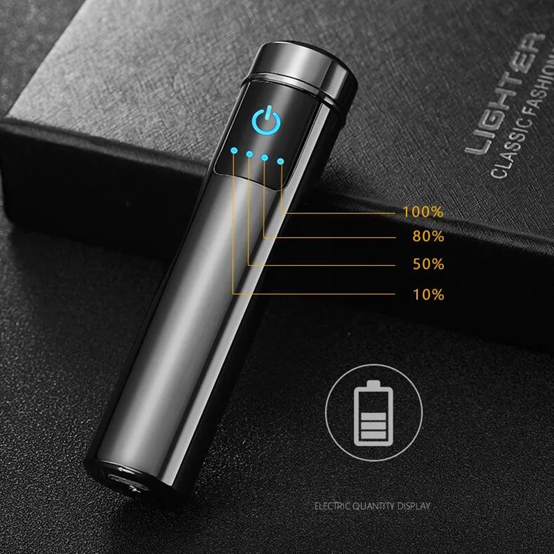 Модная зарядка через USB сенсорный датчик переключатель сигарета плазменная