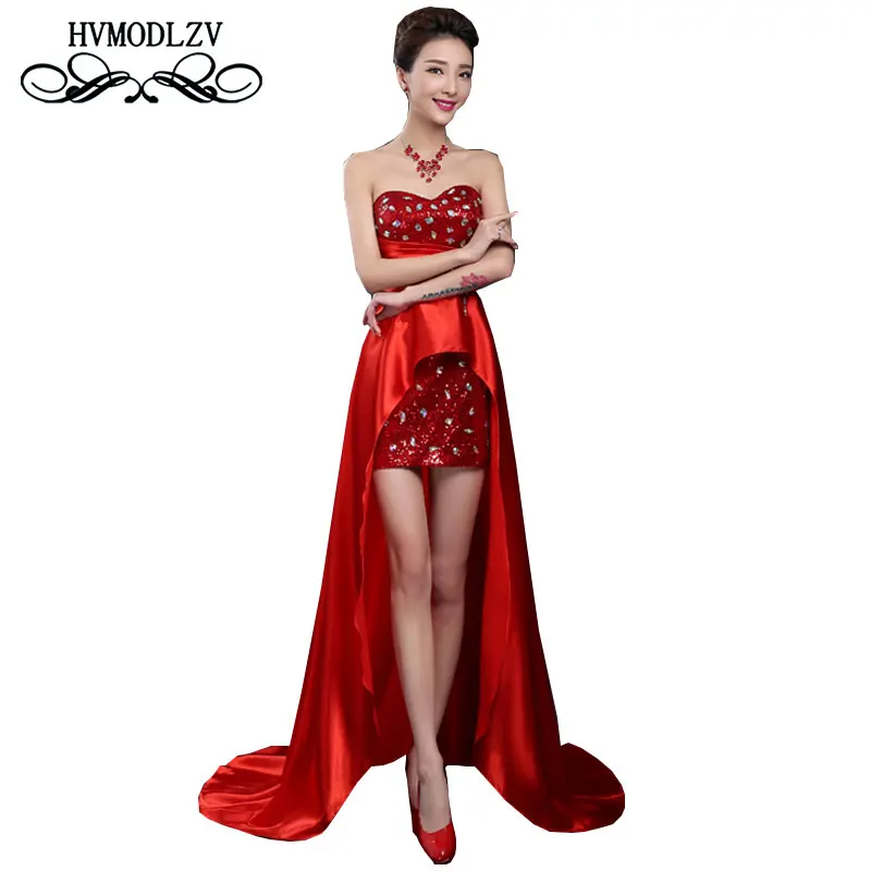 Женское длинное платье с бюстгальтером красное вечернее невесты модель ls182 на