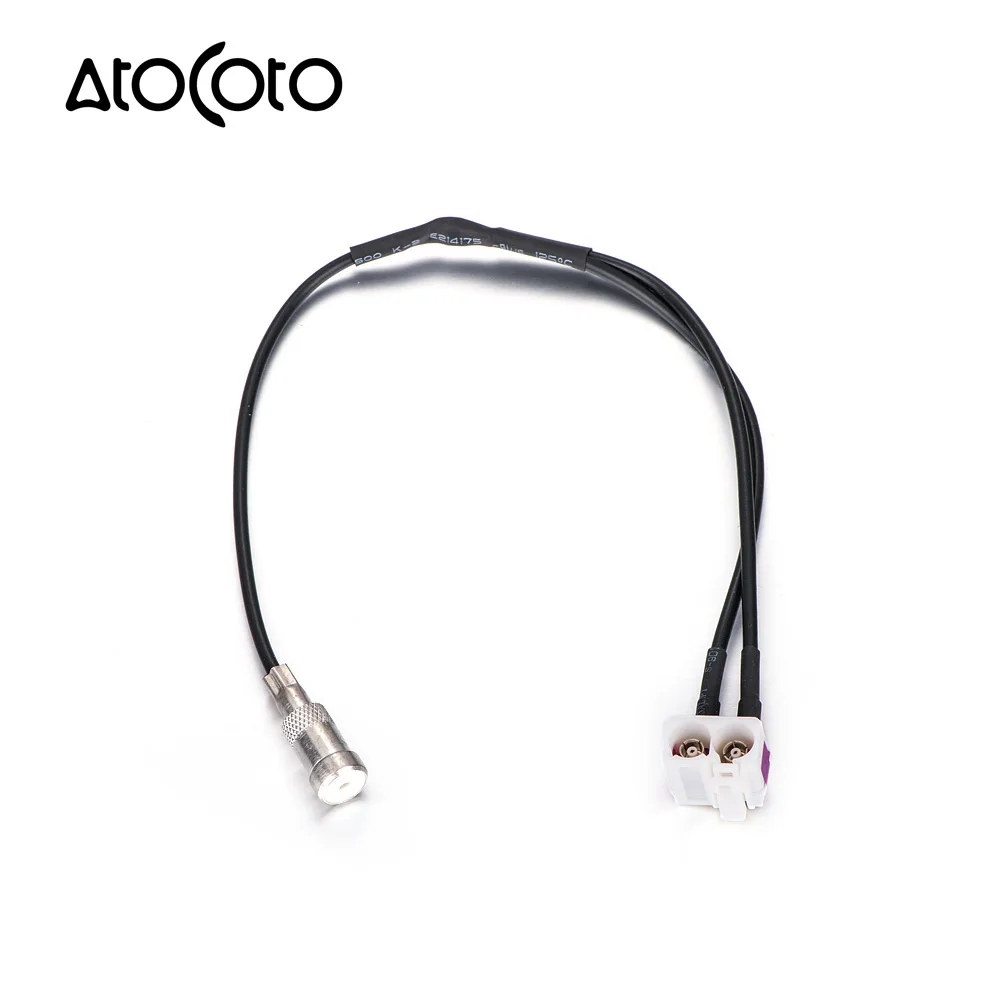Адаптер автомобильной антенны факра к Din для VW RCD RNS 300 310 510 210 сиденья Skoda OCTAVIA III MFD2