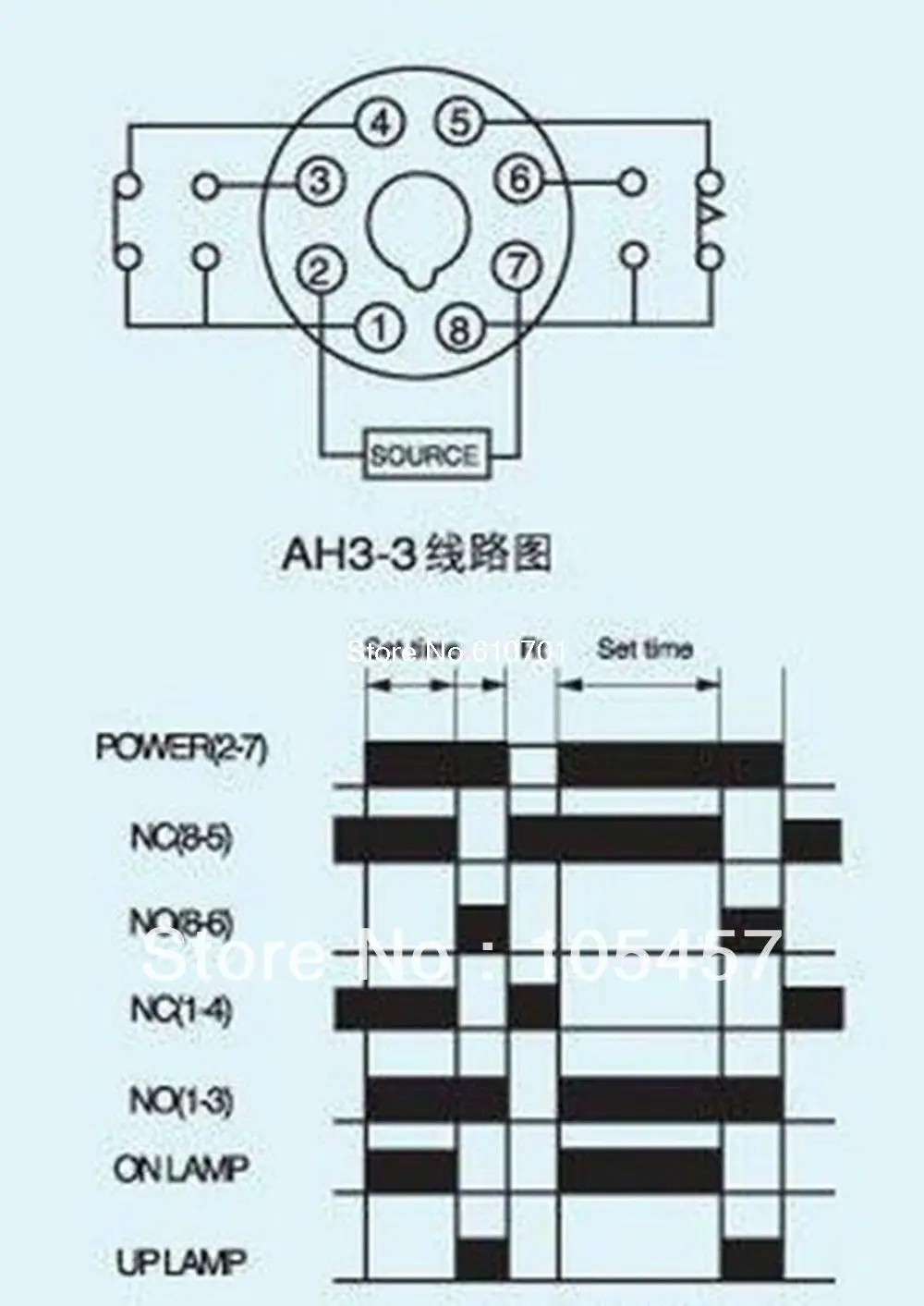 12VDC/24VDC/24VAC/110VAC/220VAC питание на задержке AH3 3 Таймер 0 10s реле с 8 контактами цоколь