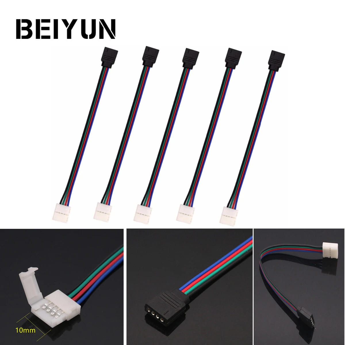 4pin RGB Светодиодная лента 5pin добавить теплую белую светодиодную ленту Разъем