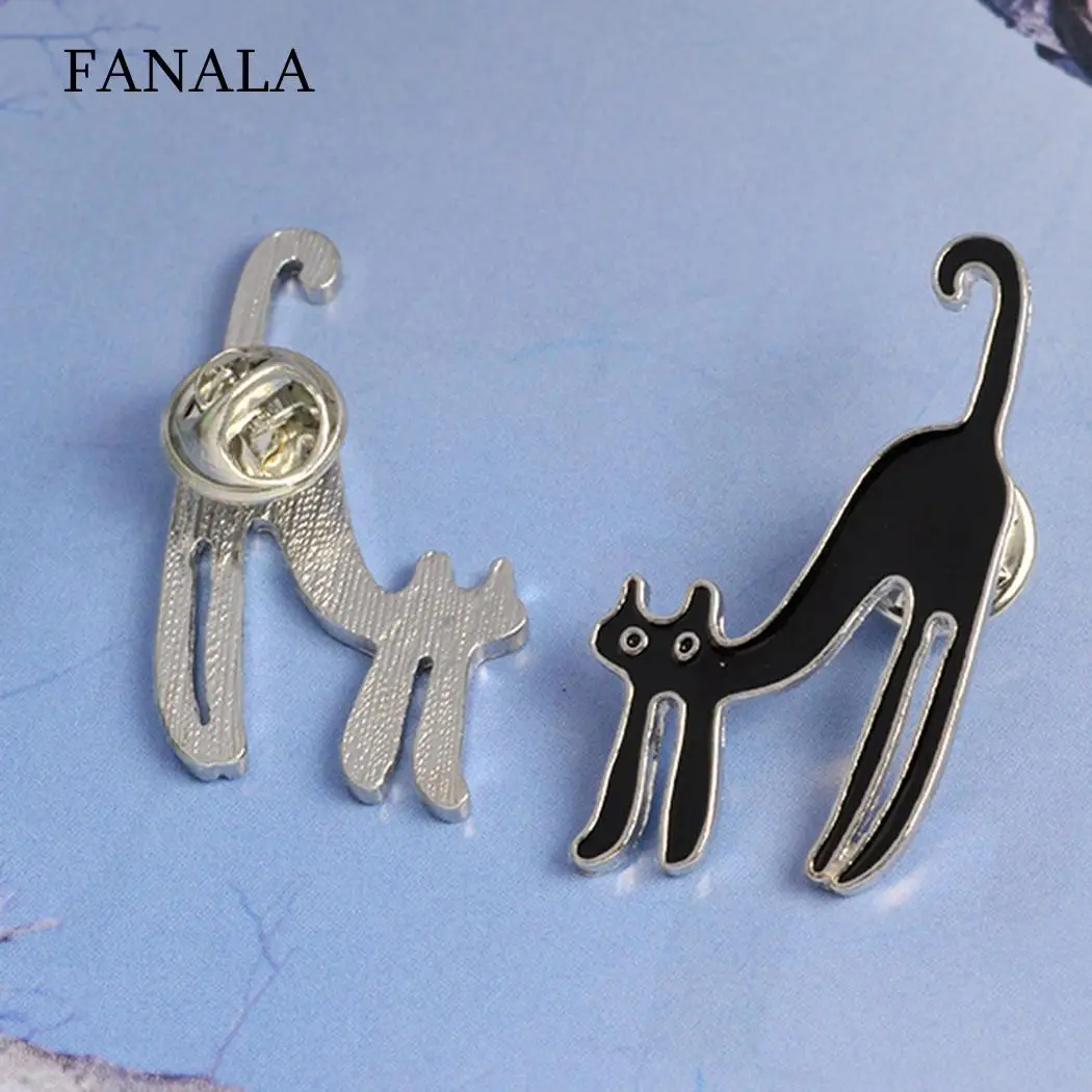 Аксессуар Cat Форма брошь мультфильм масло капельного Брошь Pin ювелирных