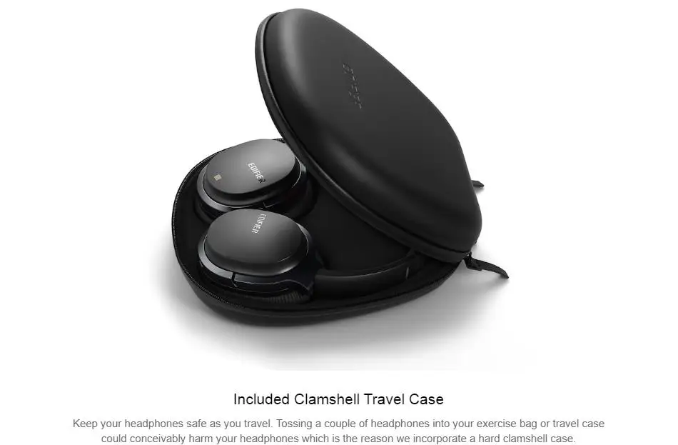 Наушники Edifier W860NB с функцией активного шумоподавления, Накладные наушники Bluetooth aptX с функцией Smart Touch