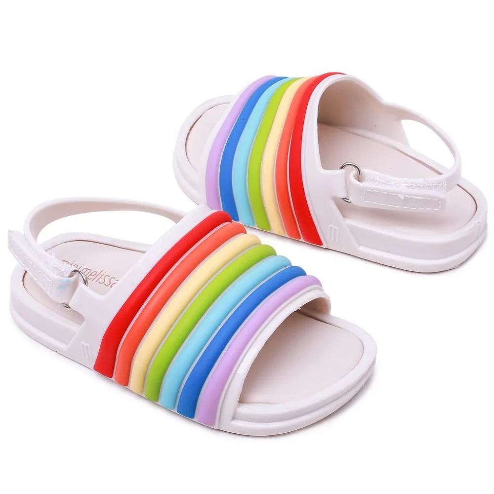 Mini Melissa/ г.; сандалии для мальчиков и девочек с изображением Микки Мауса; детские сандалии; детская обувь с изображением животных; милые сандалии Melissa