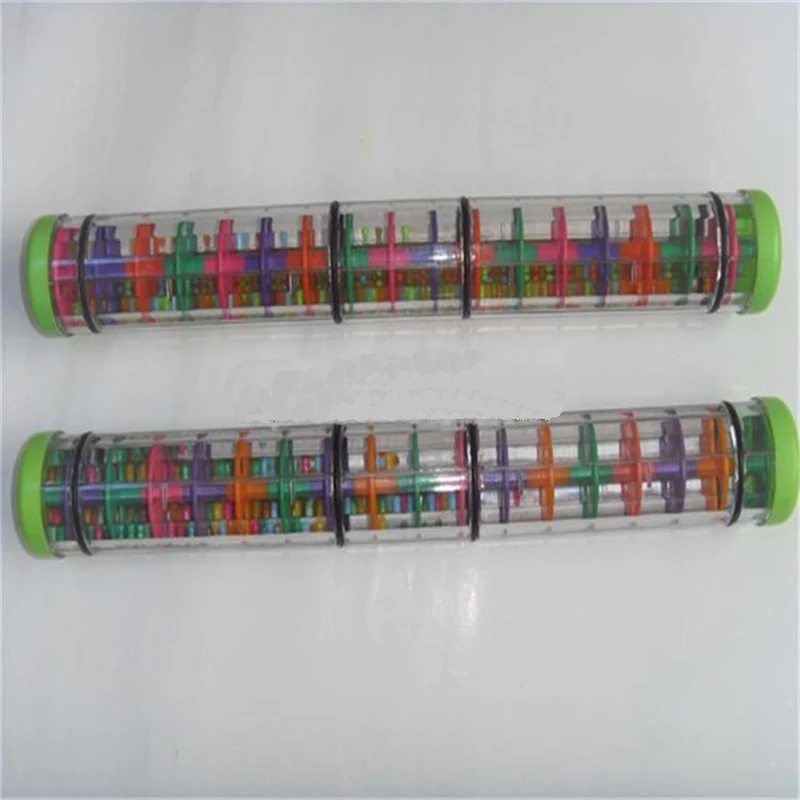 SOACH Colorful Baby Music Education Safe Tasteless Plastic Western Percussion Instrument Early Learning Center Rainmaker Shaker | Спорт и
