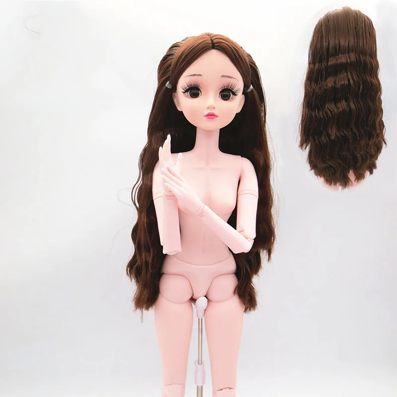 Куклы BJD 1/3, обнаженные куклы, 60 см/22 дюйма, 17 суставов, куклы BJD, парики для макияжа, обувь ручной работы, модные куклы BJD для девочек, подарки