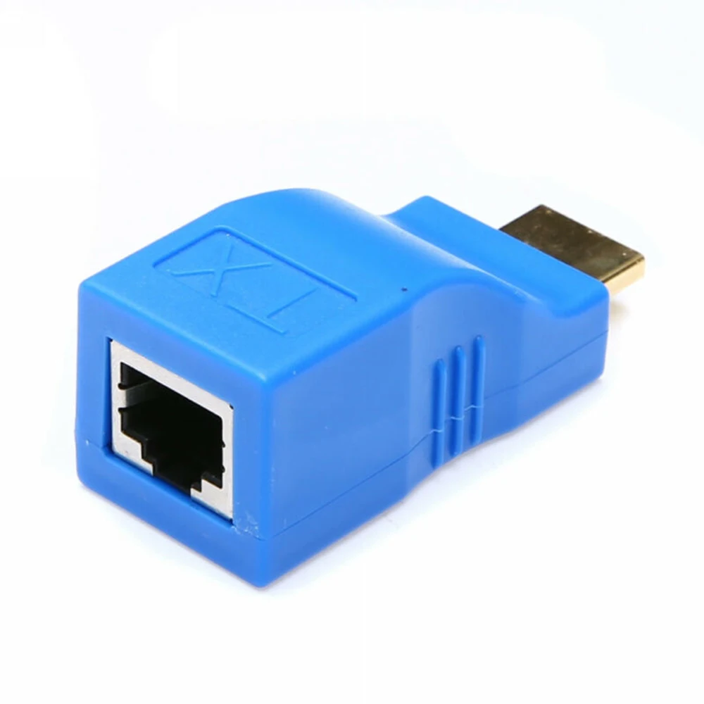 1 пара 1080P HDMI удлинитель для RJ45 по Cat 5e/6 сетевой LAN Ethernet адаптер 30 метров 2 5 Гбит/с IEEE