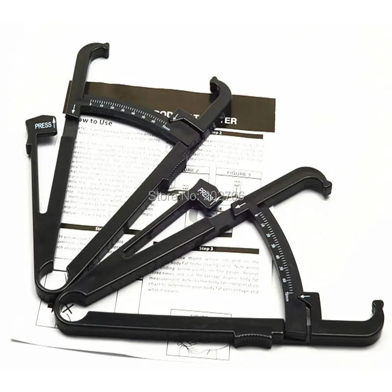 Штангенциркуль телесного жира черного цвета измерительная лента + мужская и