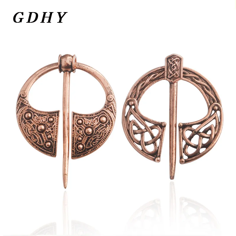 Бронзовая брошь GDHY в виде фотоэлемента средневекового Викинга средневековые