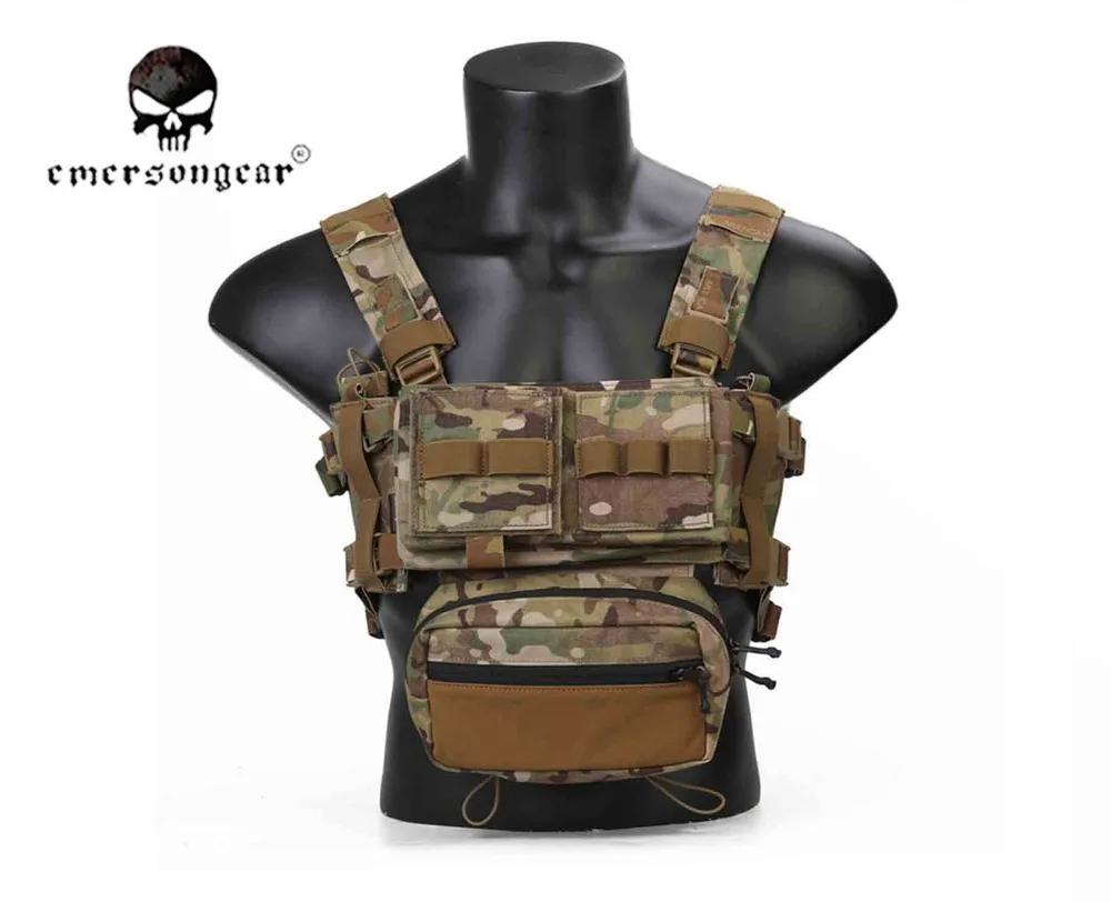 Emerson MK3 тактическая нагрудная установка Боевая микро шасси 5 56 Mag Pouch EM2961|Охотничьи