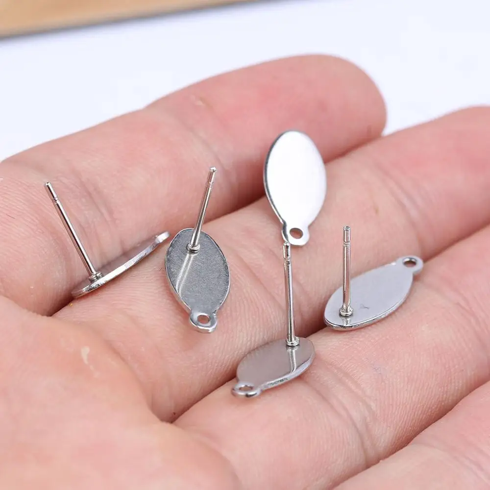 Серьги пусеты onwear из нержавеющей стали 20 шт. пустые коннекторы для серег своими