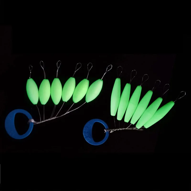 Оптовая продажа 60/40 упаковок/партия светящийся поплавок для рыбалки с семью