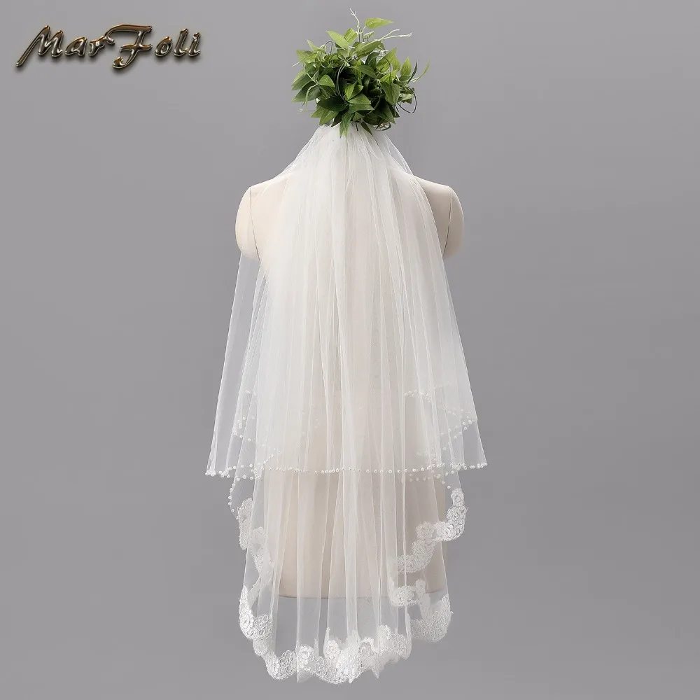 Новинка хит продаж 0 90 метров в длину романтическая дешевая Фата для невесты