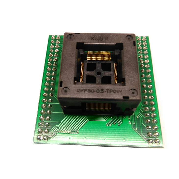 TQFP80 FQFP80 QFP80 к DIP80 программирующая розетка OTQ 80 0.5 02B шаг 0 5 мм IC Размер корпуса 12x12