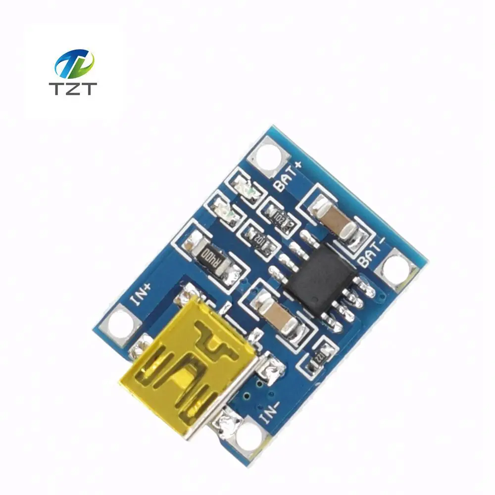 20 шт. TP4056 1A Lipo зарядное устройство модуль литиевая батарея DIY микро порт микрофон