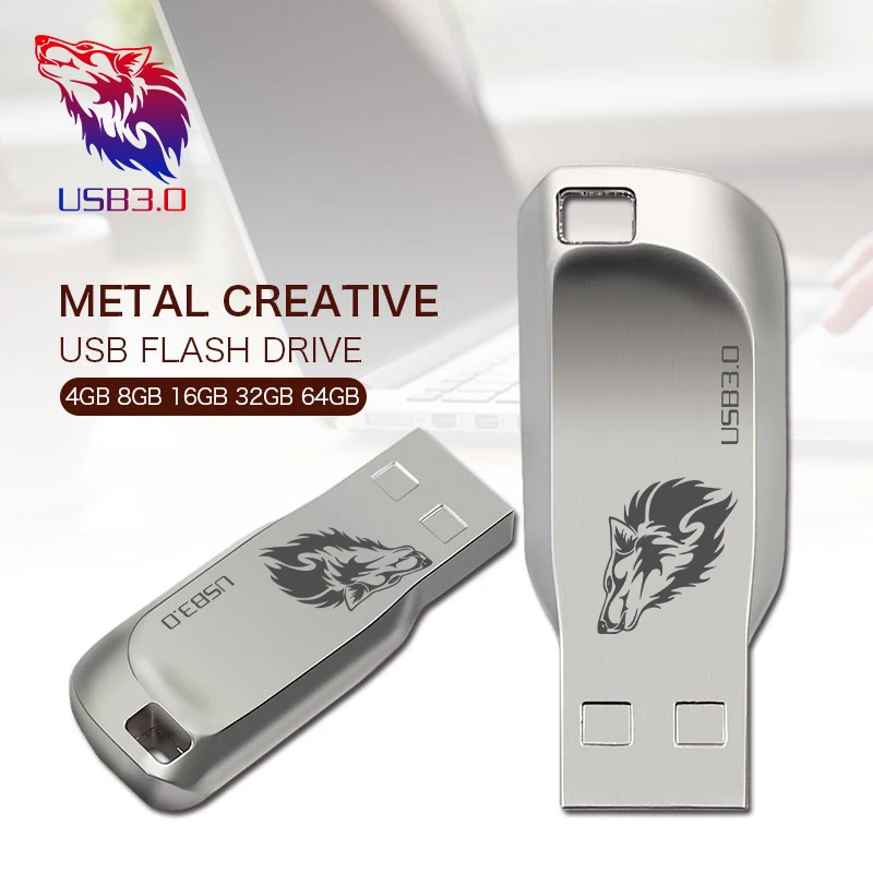 Водонепроницаемый металлический флеш-накопитель USB 3 0 4 ГБ 8 16 32 64 карта памяти |
